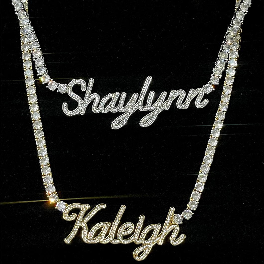 Cursive Name Pendant